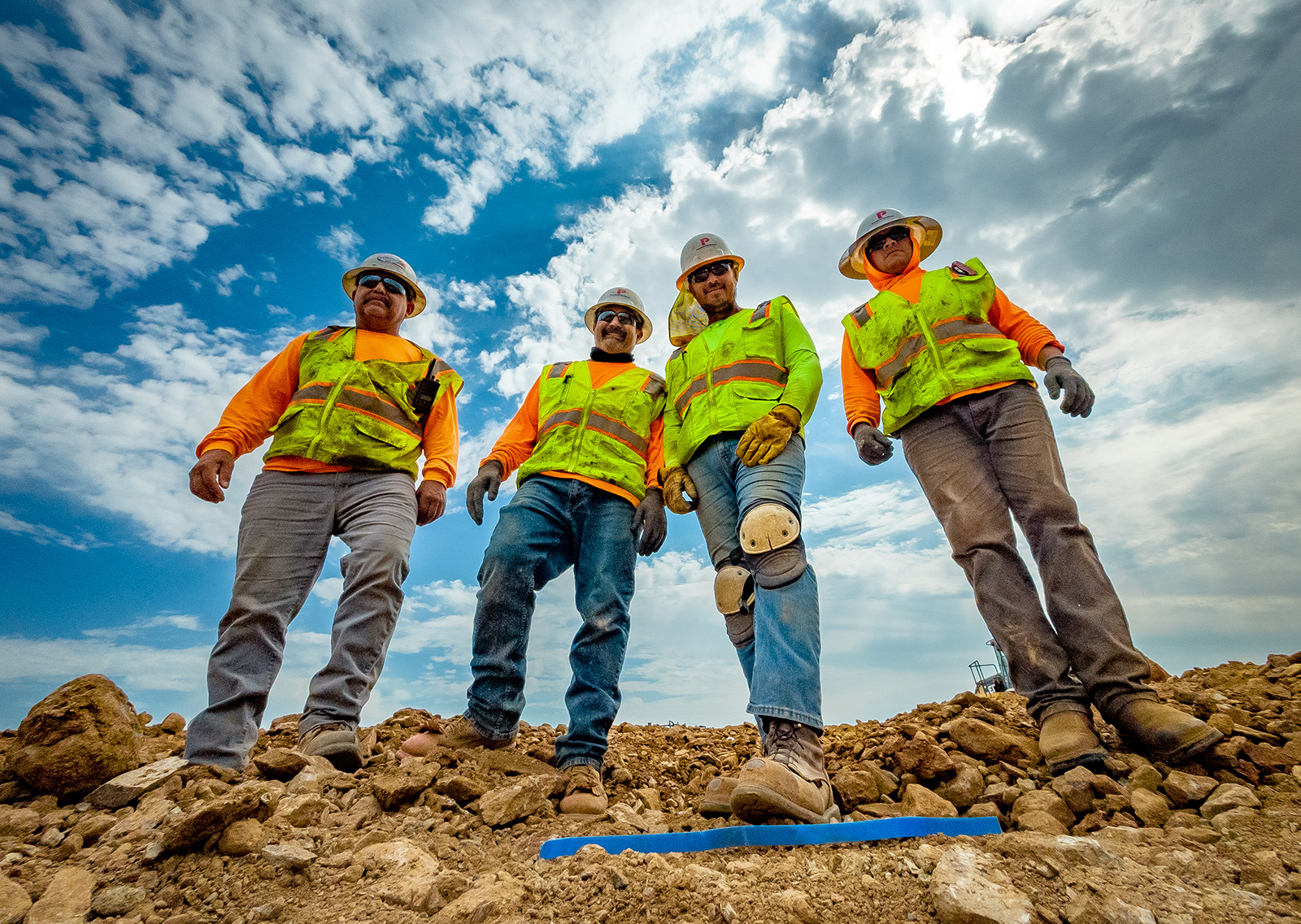 Pipeline crew
