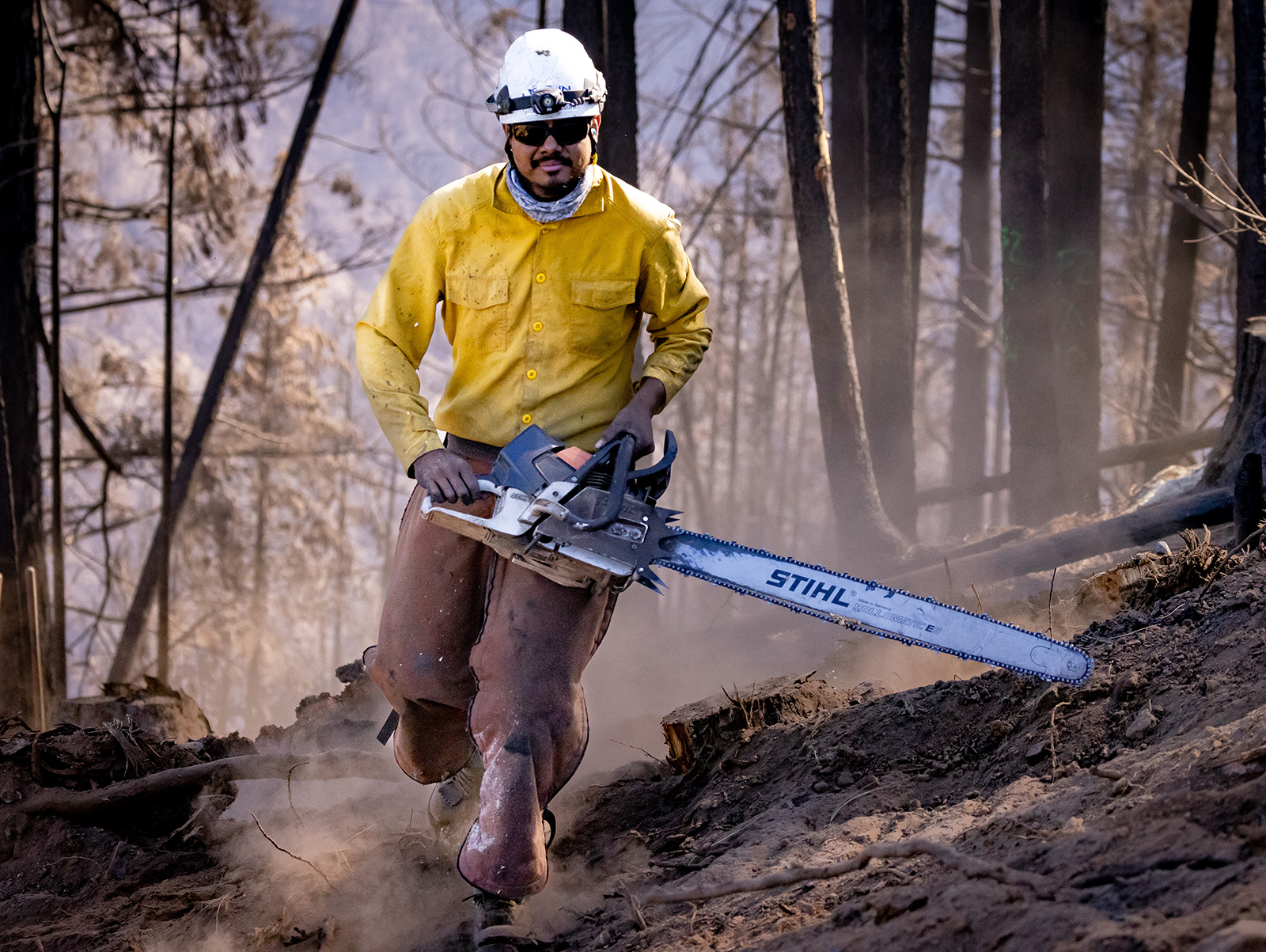 Chainsaw operator
