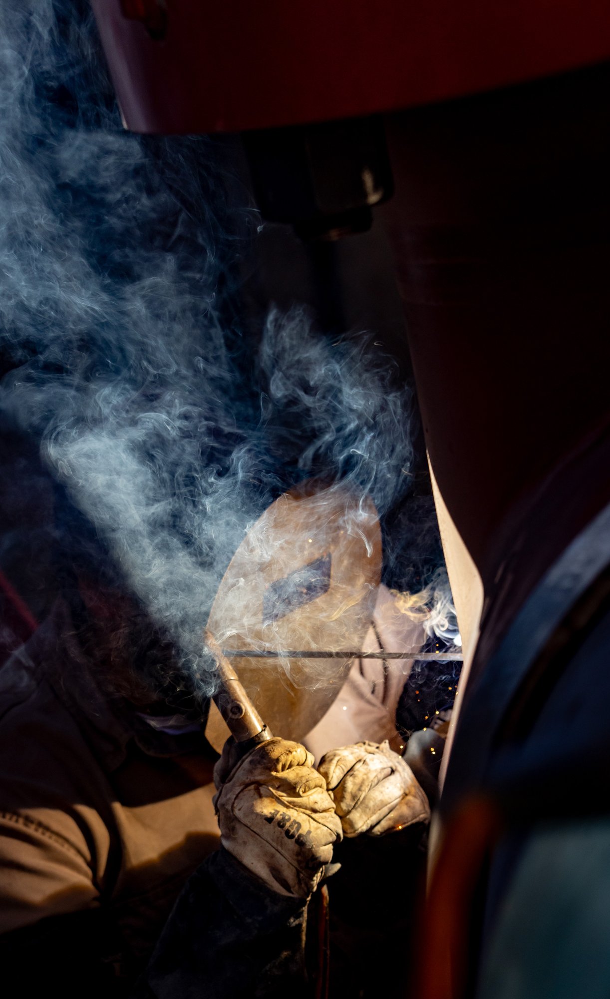 Welder portrait