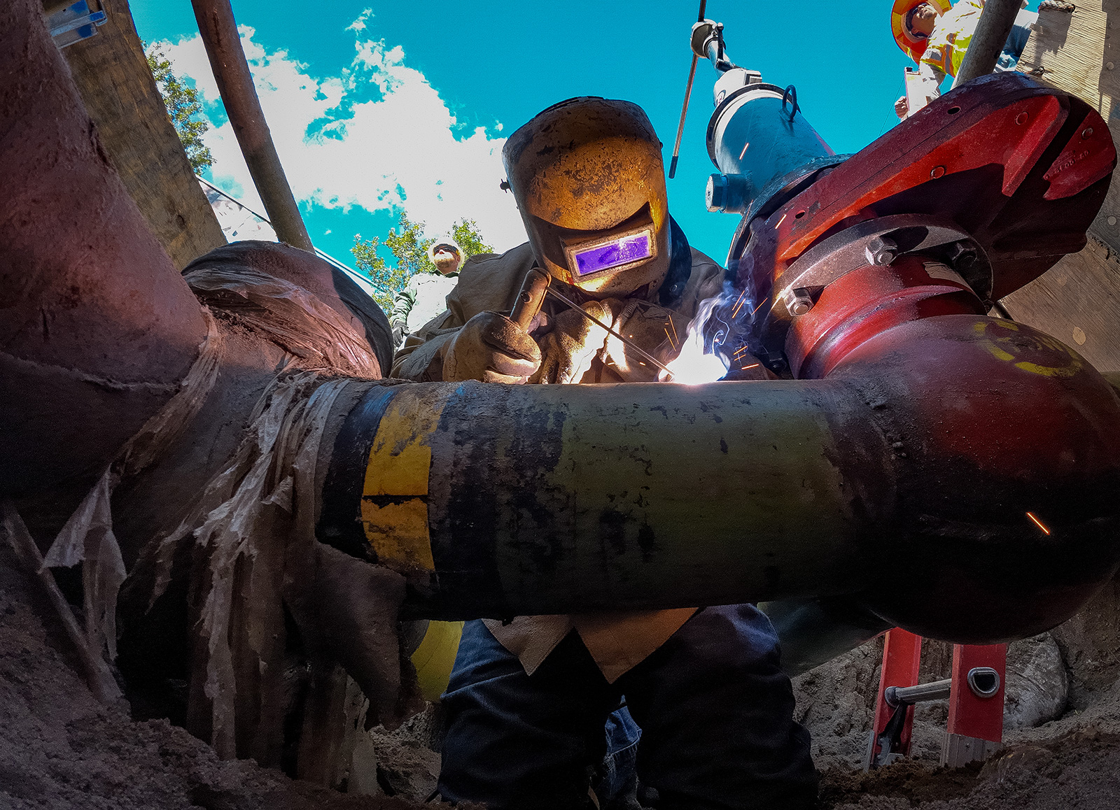 Trench welding
