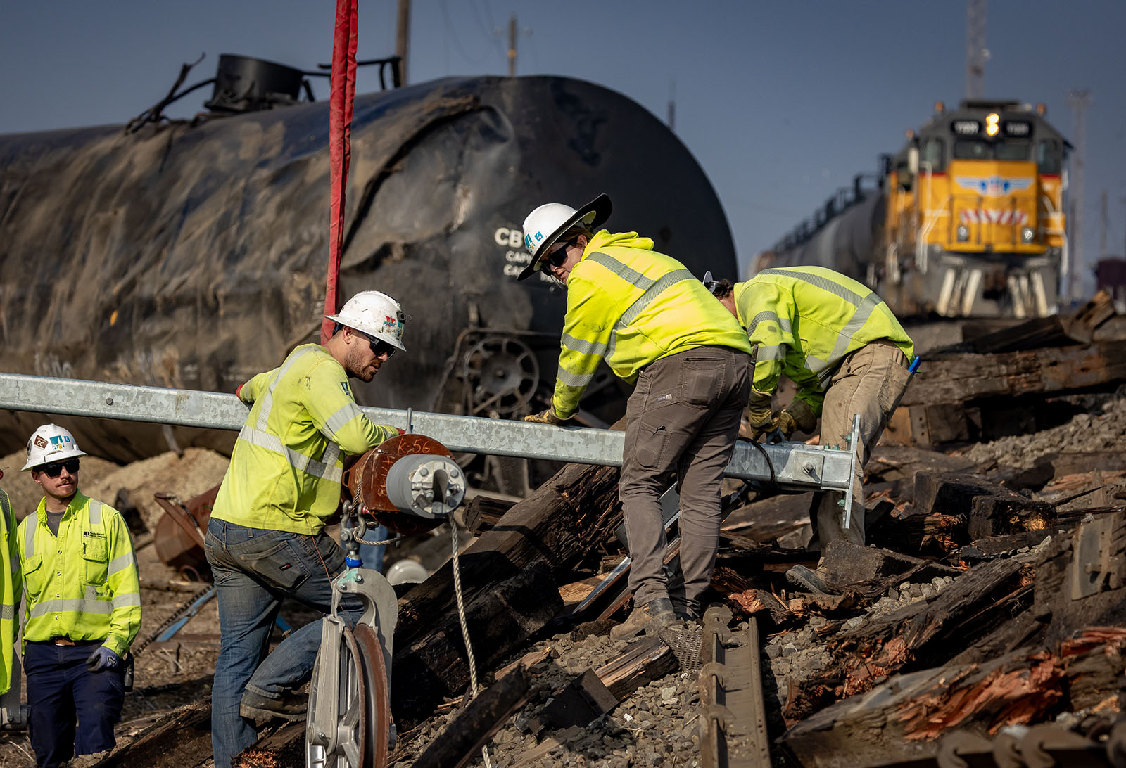 Train derailment response
